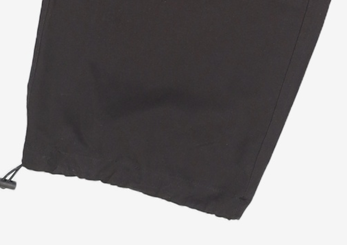 우알롱(WOOALONG) Signature pin tuck string jogger pants - BLACK M