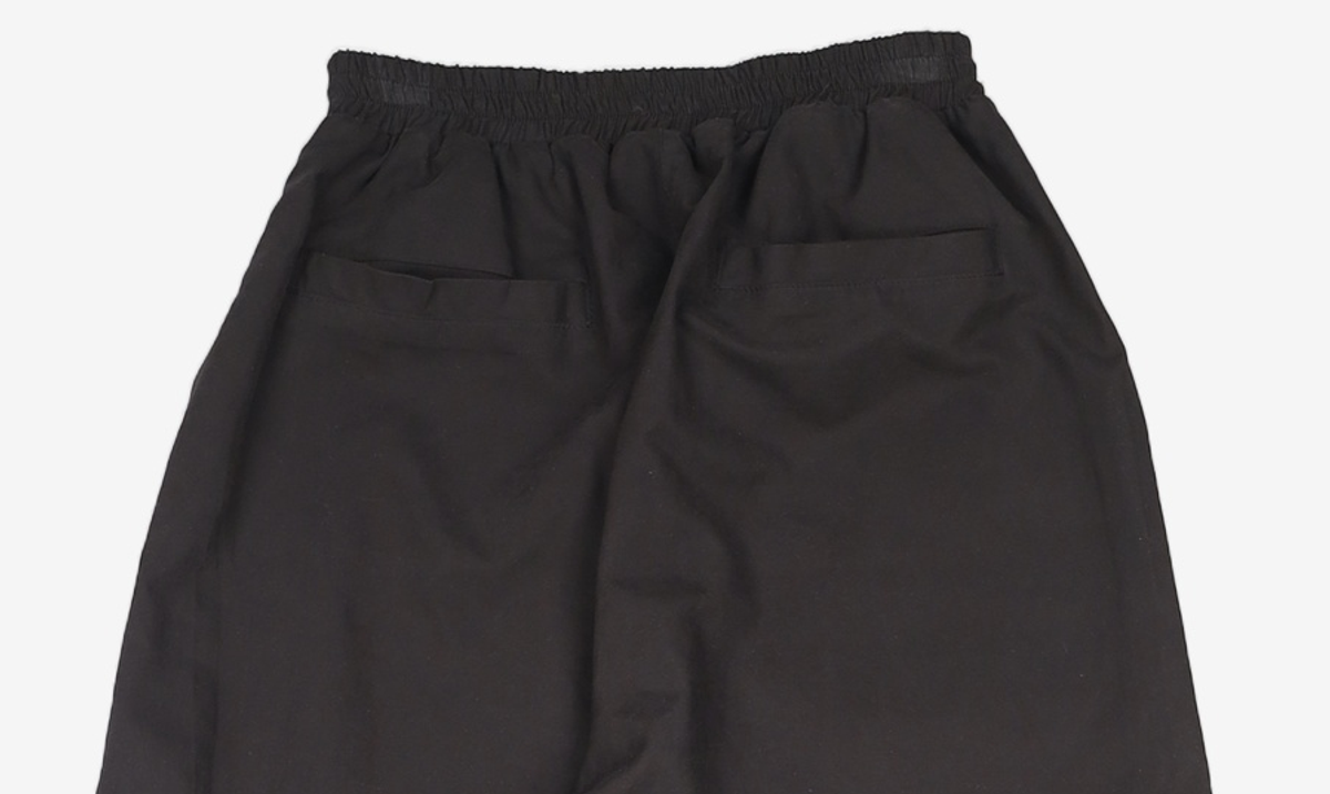 우알롱(WOOALONG) Signature pin tuck string jogger pants - BLACK M