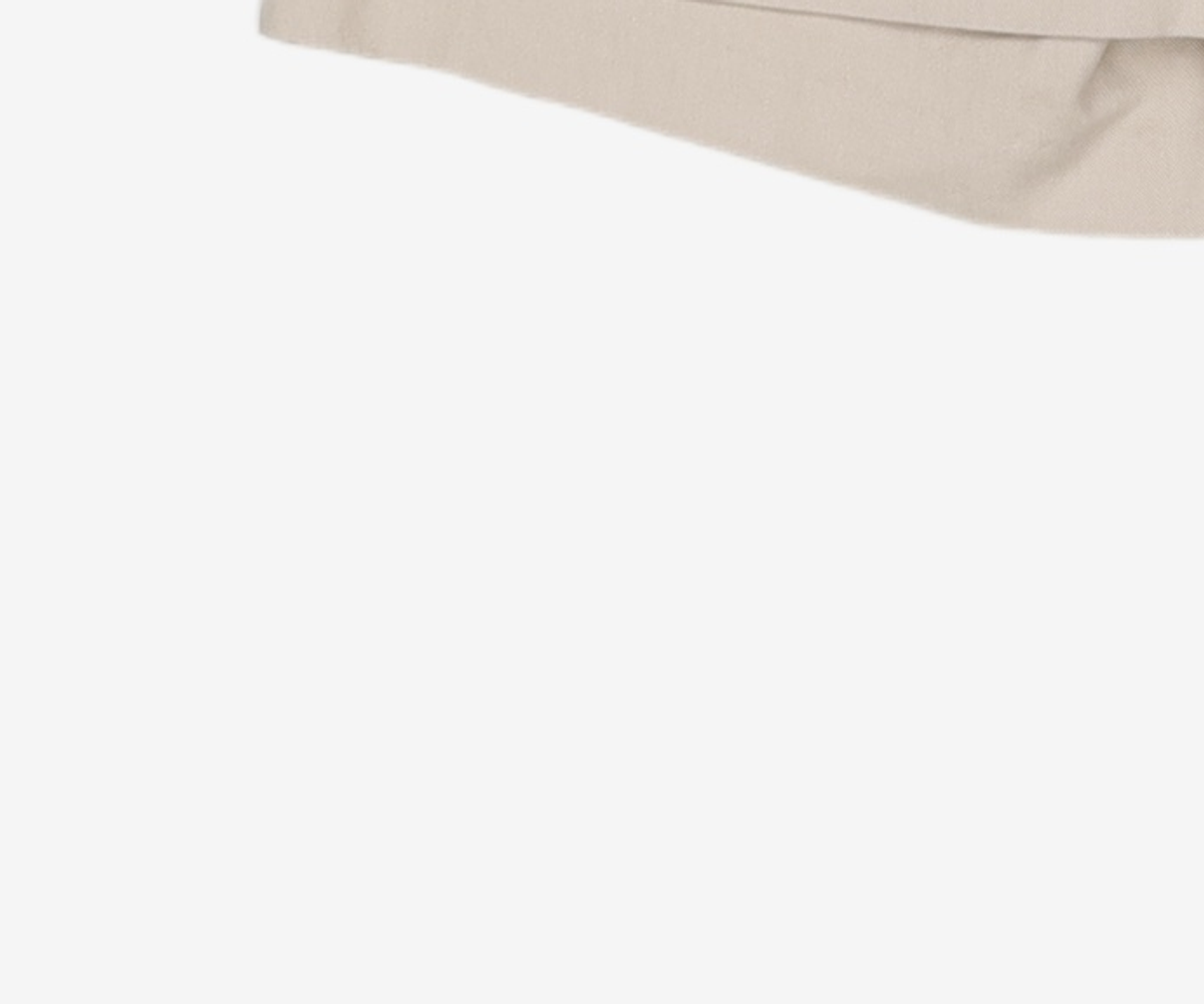 시티브리즈(CITYBREEZE) 플리츠 팬츠 스커트_BEIGE M