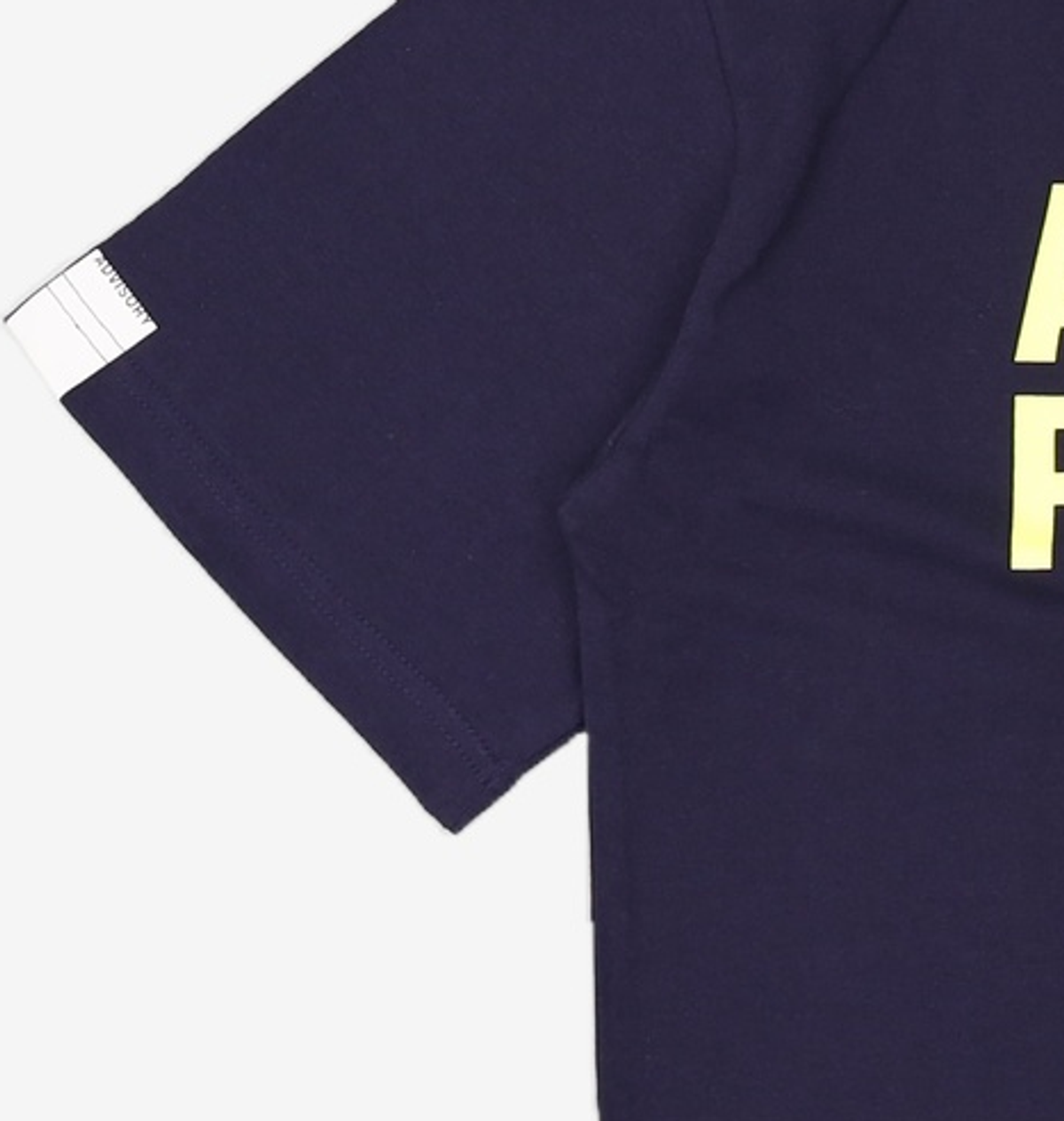 어드바이저리(ADVISORY) Square Print Crew Neck T-Shirt - Navy M