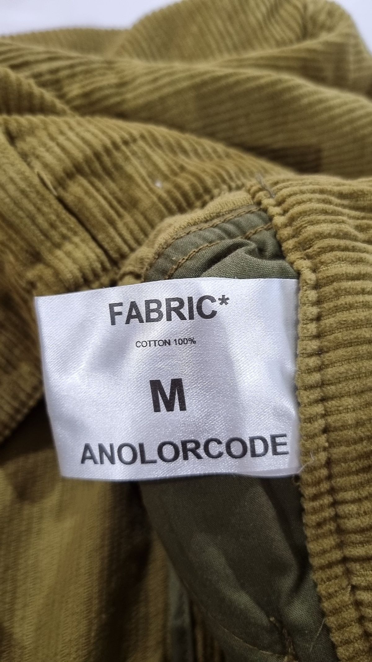어널러코드(ANOLORCODE) 코튼 팬츠 M