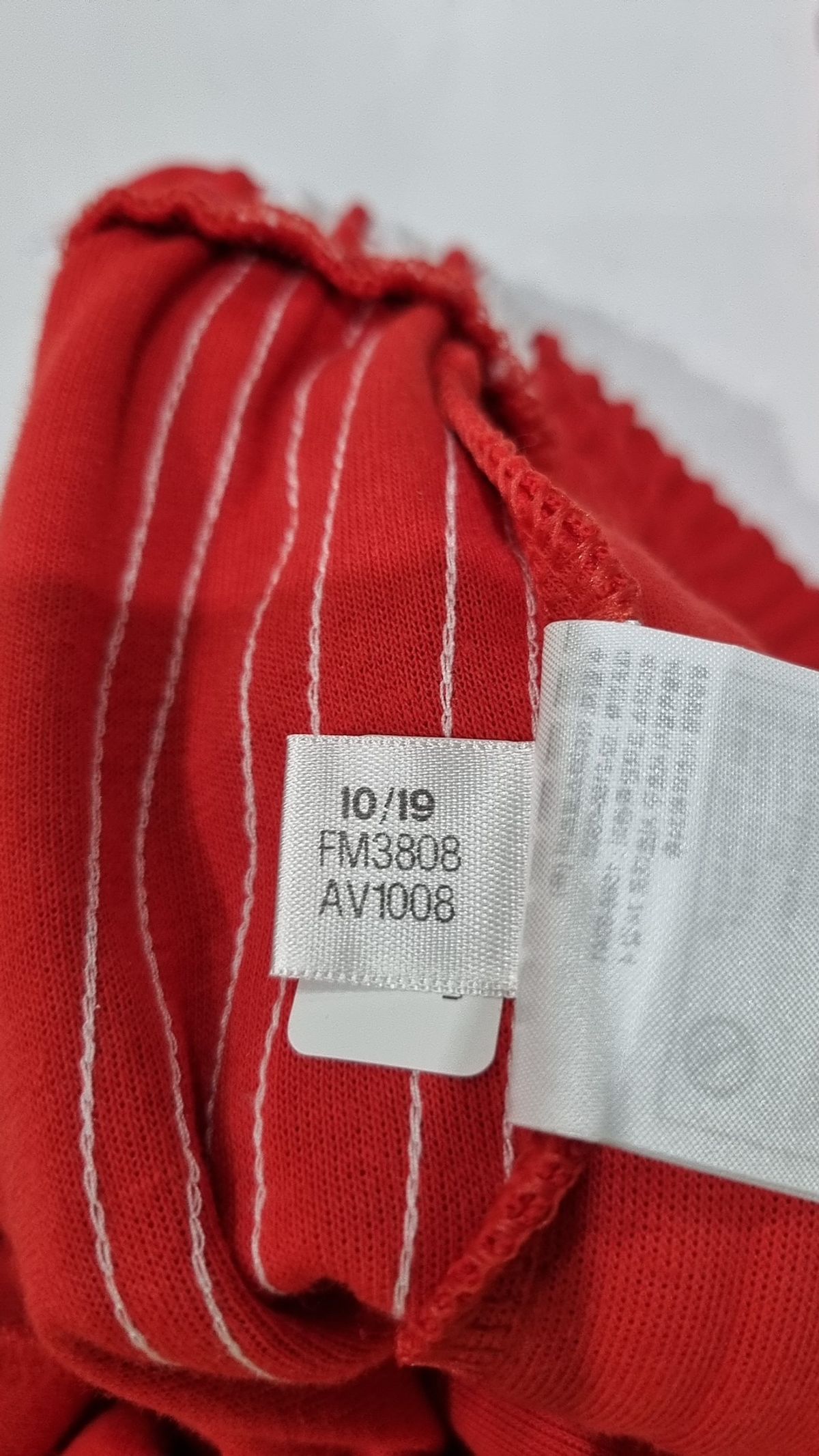 아디다스(ADIDAS) 슈퍼스타 트랙팬츠 - 레드 / FM3808 S