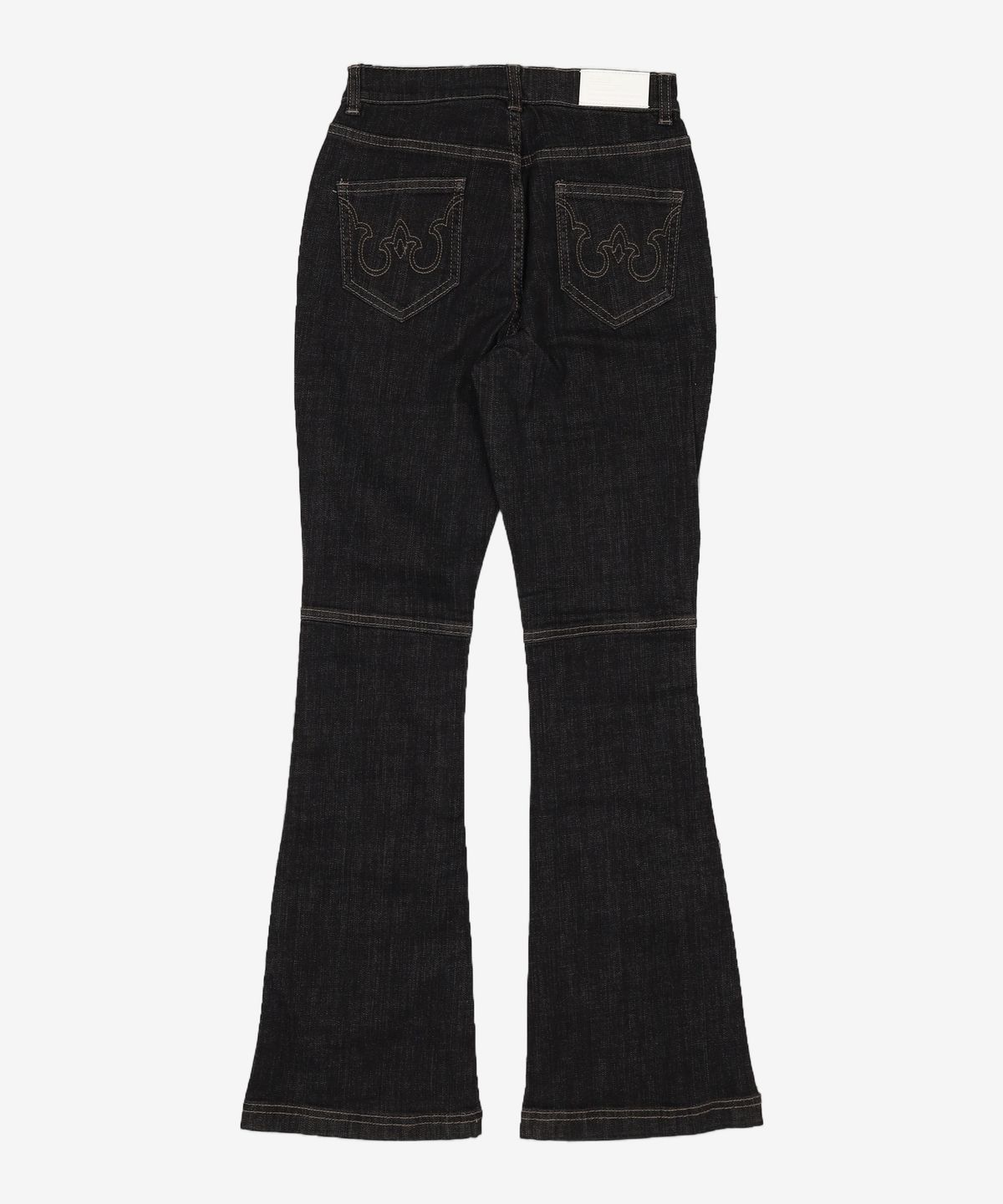오아이오아이 컬렉션(OIOI COLLECTION) FRINGE RAW WESTERN DENIM PANTS [BLACK] S