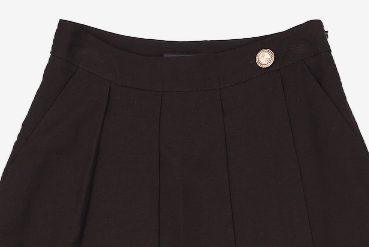 미쏘(MIXXO) 버튼포인트 플레어 롱 스커트 MIWWHB923B 26