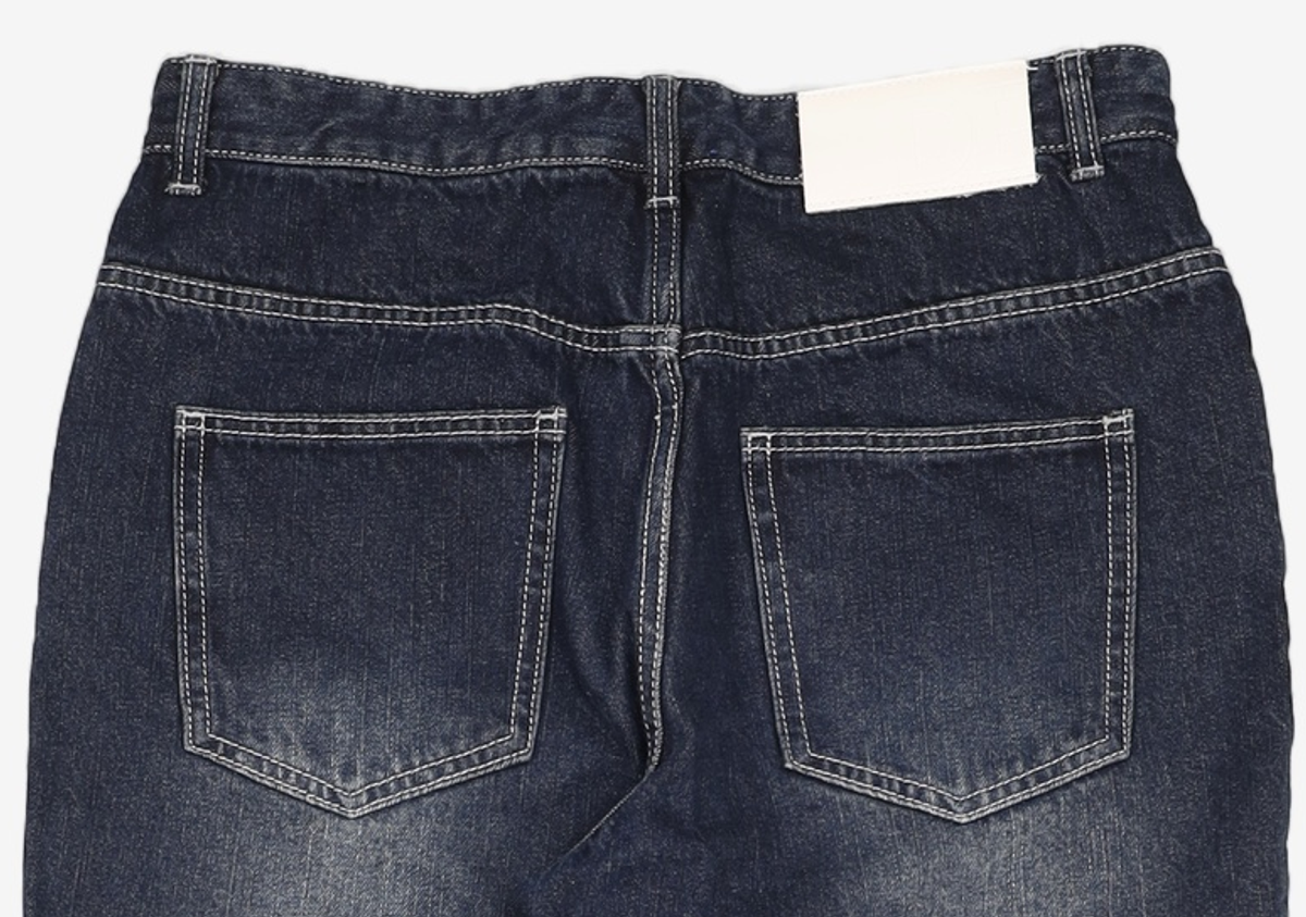 데케트(DECET) [AMC 데님]Dawn Semi Wide Jeans DCPT002AshBlack 30