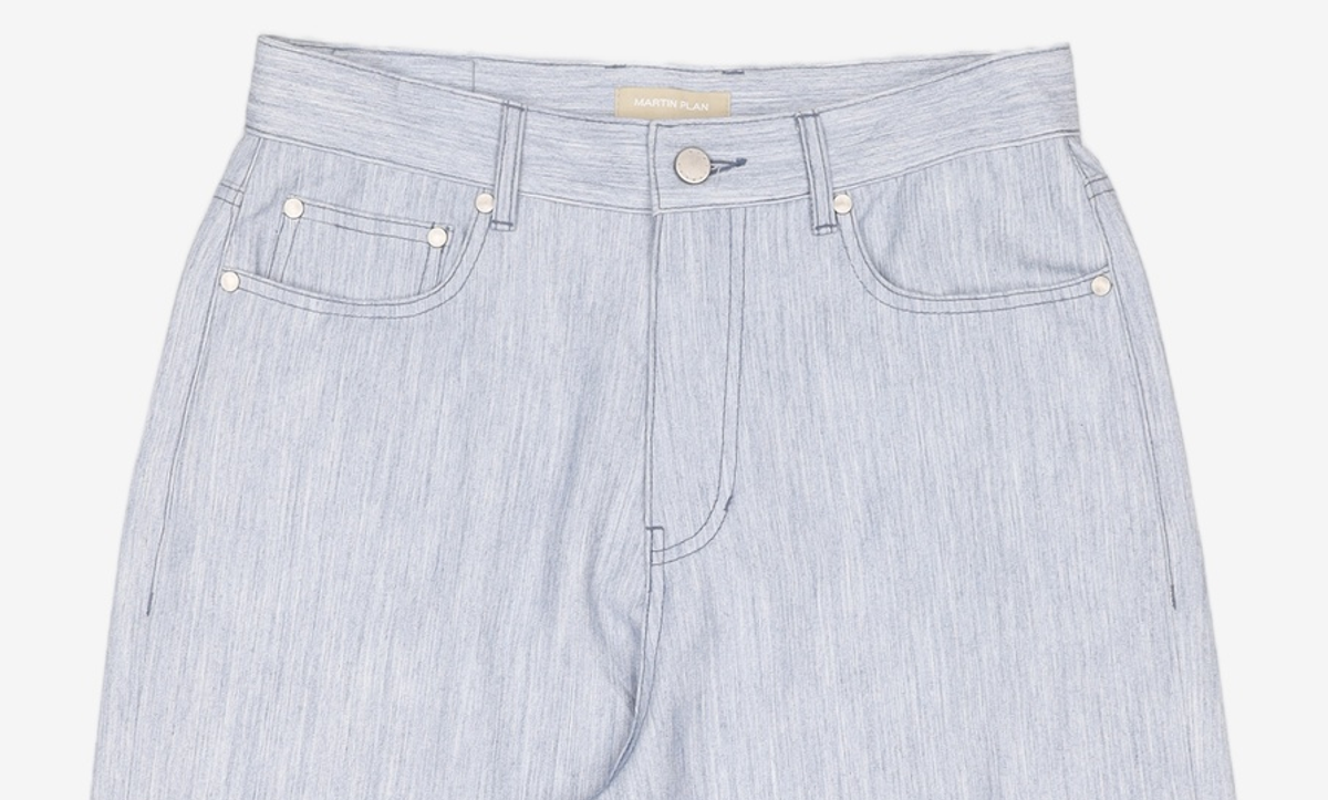 마틴플랜(MARTIN PLAN) Vertical Slap Pants - BLUE M