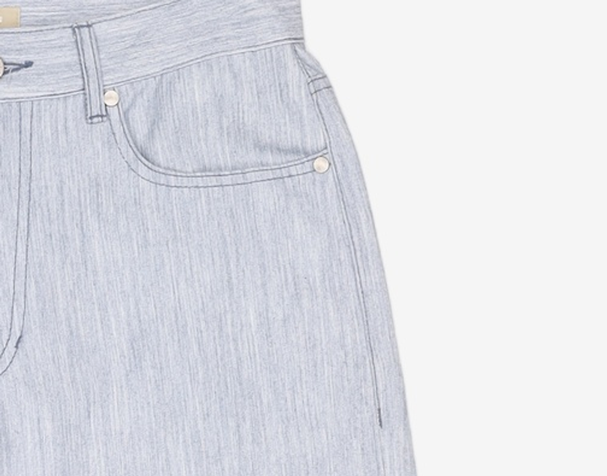 마틴플랜(MARTIN PLAN) Vertical Slap Pants - BLUE M