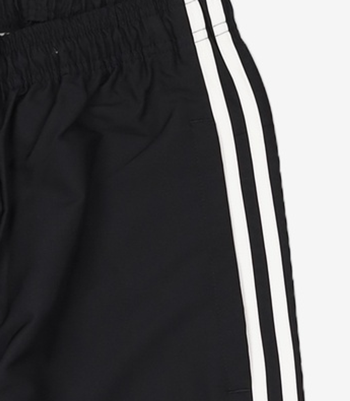 아디다스(ADIDAS) 에센셜 3S 우븐팬츠 - 블랙:화이트 / FI7164 XS