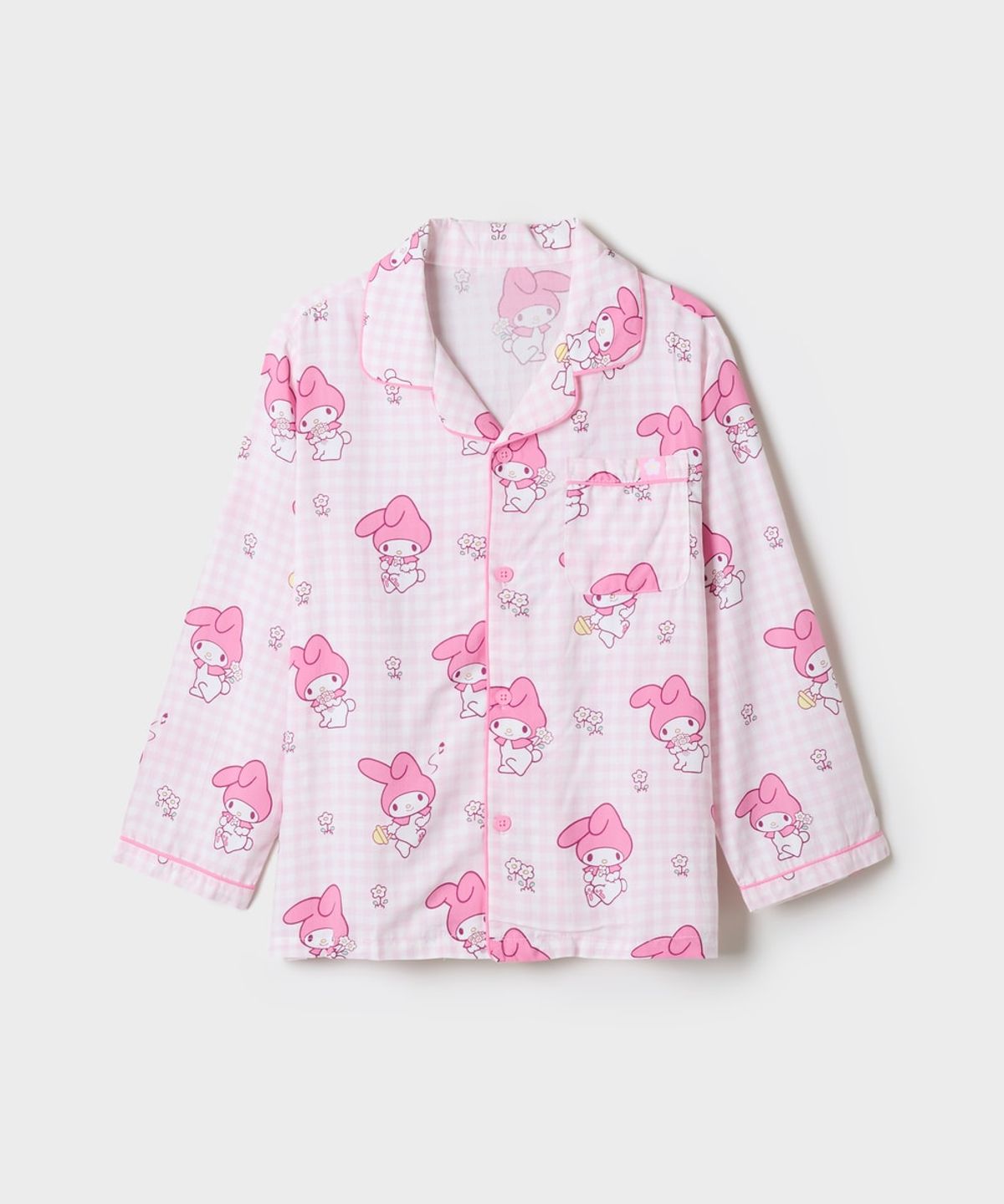 스파오 키즈(SPAO KIDS) [키즈] (산리오캐릭터즈) 긴팔 파자마(Light Pink)_SPPPG49KU1