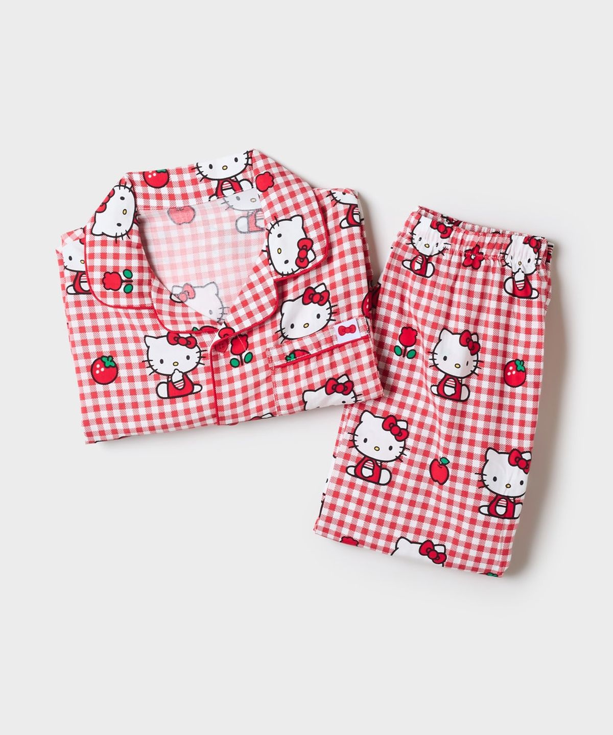 스파오 키즈(SPAO KIDS) [키즈] (산리오캐릭터즈) 긴팔 파자마(Red)_SPPPG49KU1