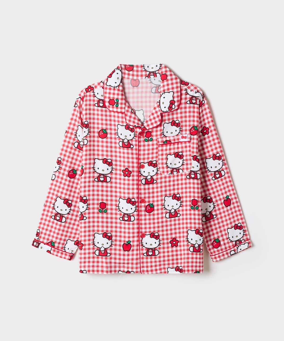 스파오 키즈(SPAO KIDS) [키즈] (산리오캐릭터즈) 긴팔 파자마(Red)_SPPPG49KU1