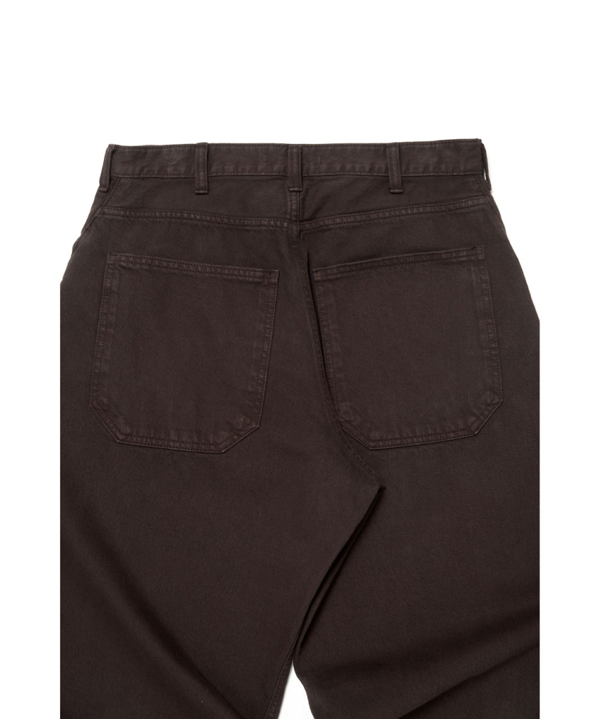 해칭룸(HATCHINGROOM) Wide Curve Jeans Brown