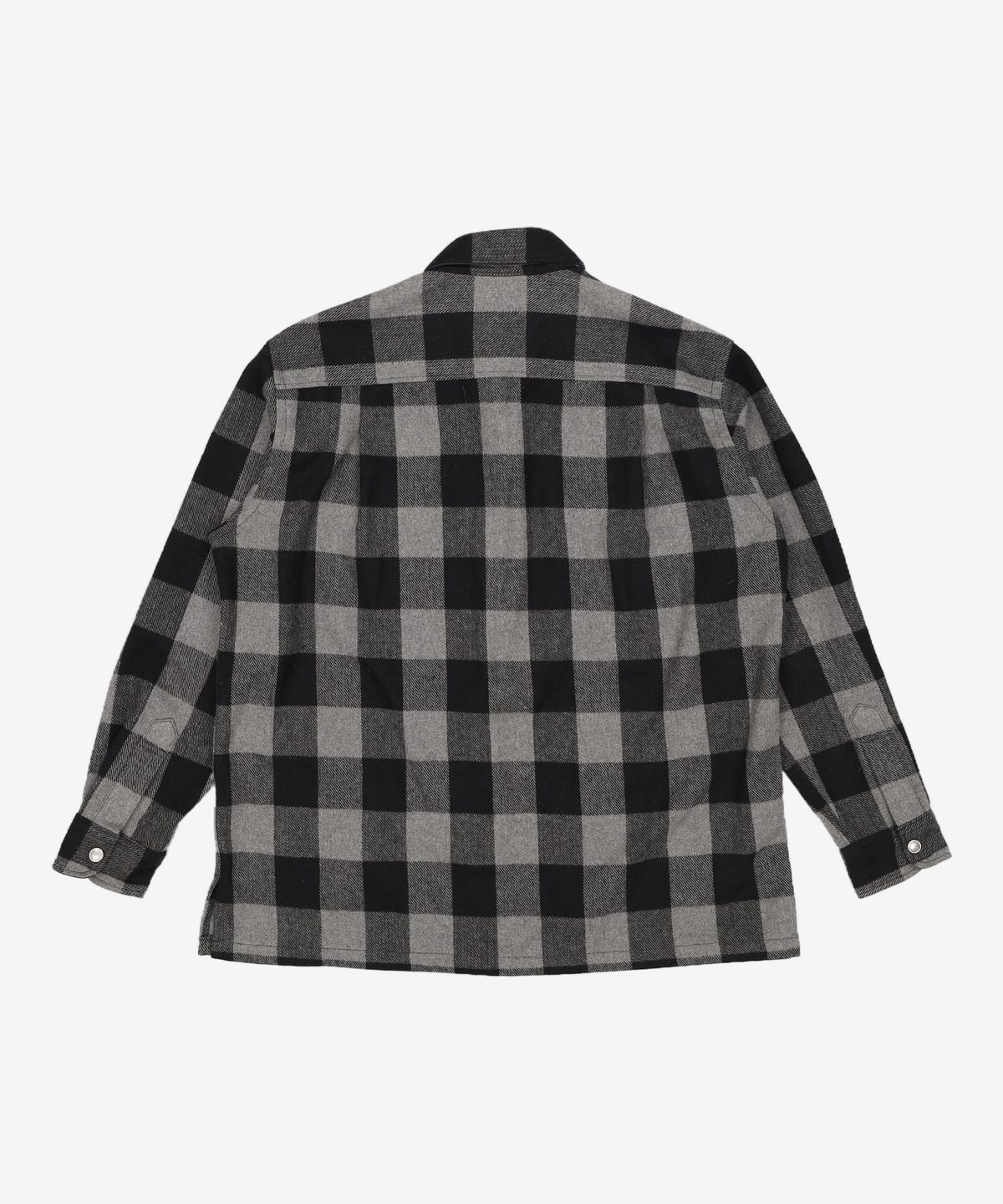 프리즘웍스(FRIZMWORKS) HEAVY FLANNEL SHIRT JACKET _ BLACK L