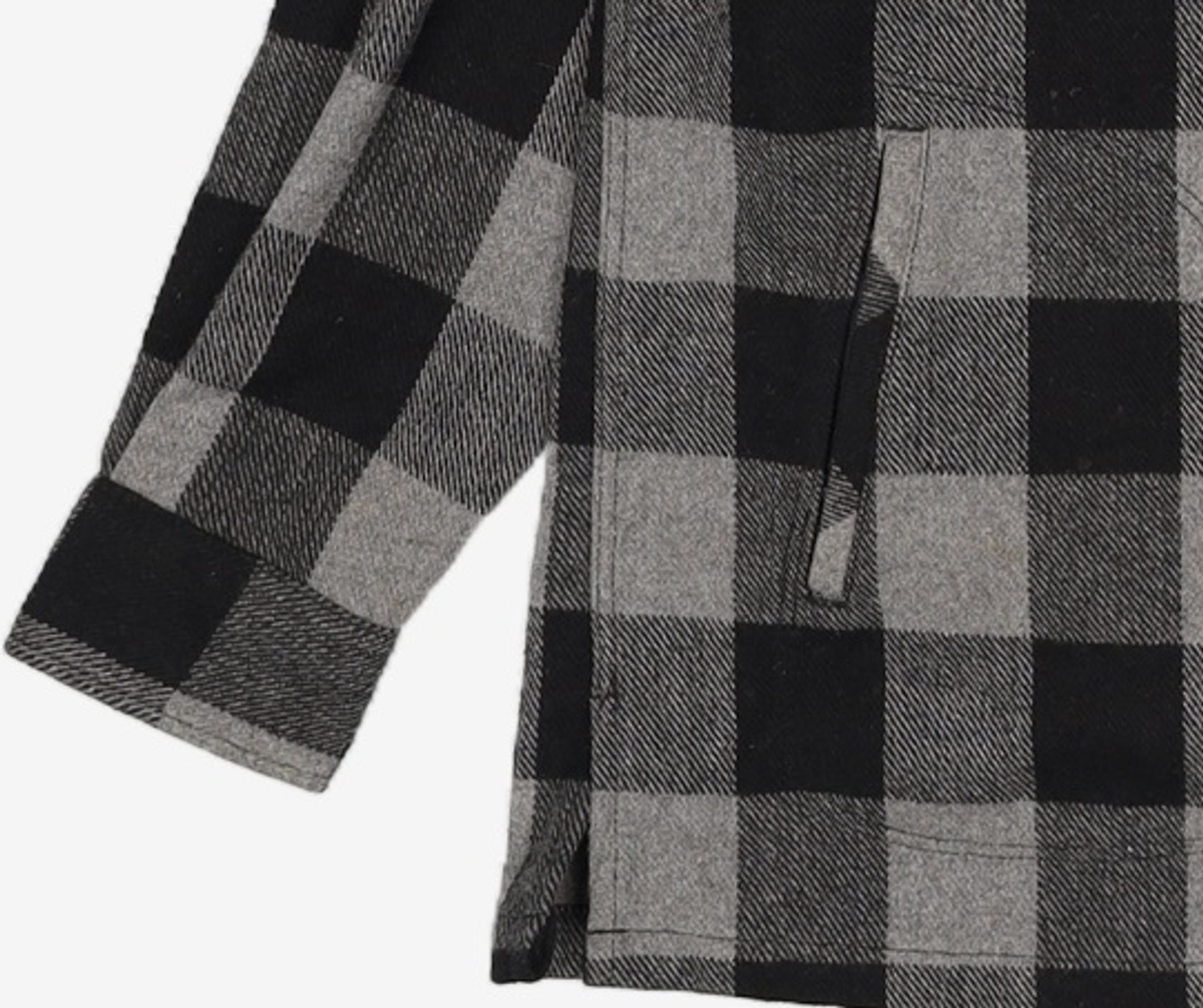 프리즘웍스(FRIZMWORKS) HEAVY FLANNEL SHIRT JACKET _ BLACK L