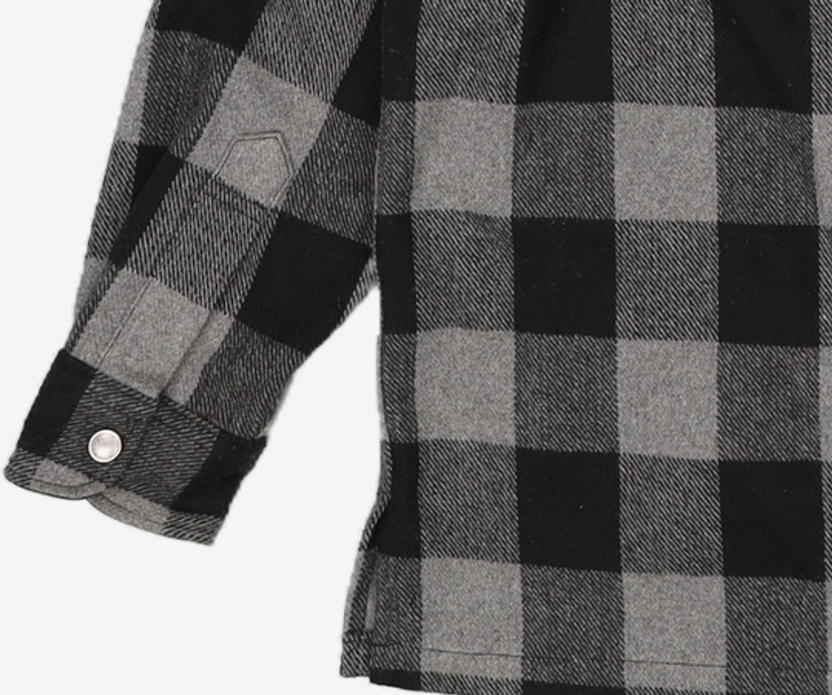 프리즘웍스(FRIZMWORKS) HEAVY FLANNEL SHIRT JACKET _ BLACK L