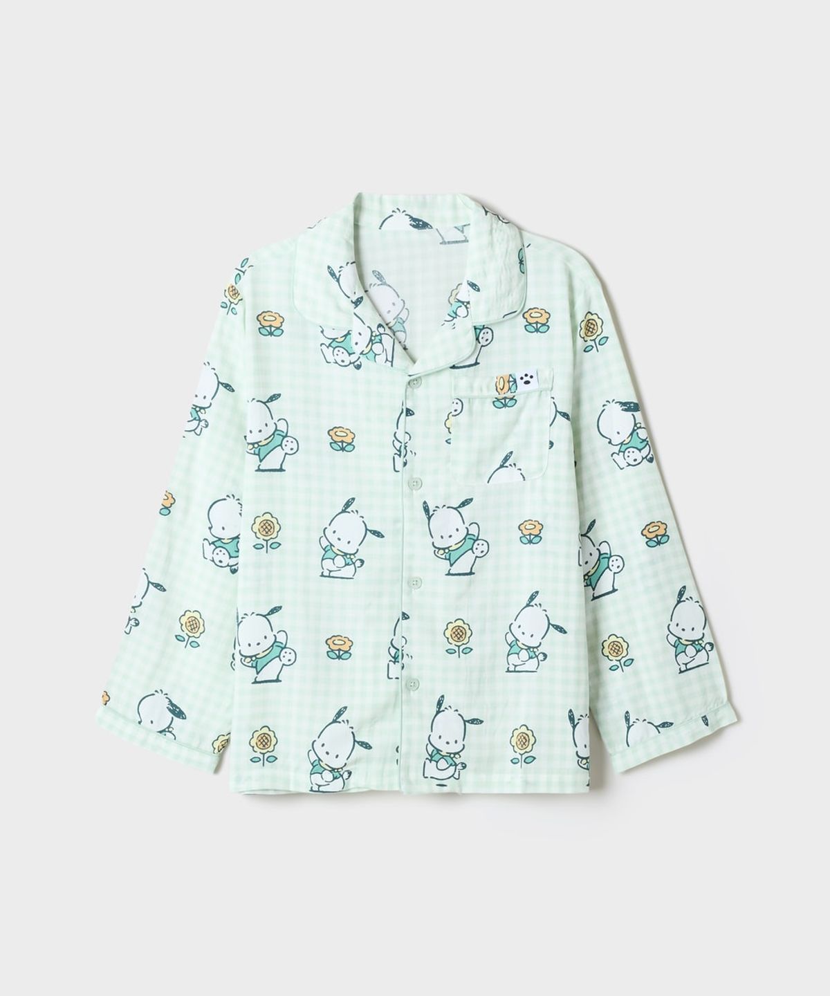 스파오 키즈(SPAO KIDS) [키즈] (산리오캐릭터즈) 긴팔 파자마(Light Green)_SPPPG49KU1
