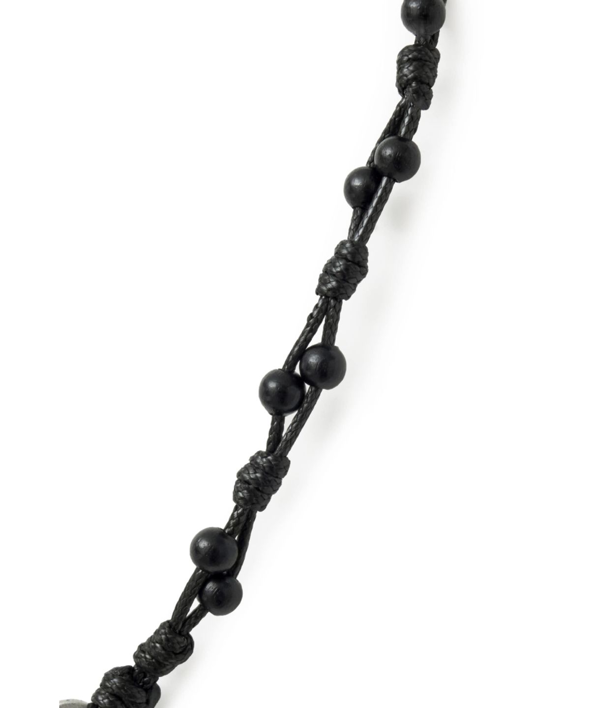 해칭룸(HATCHINGROOM) Wood ball Necklace Black