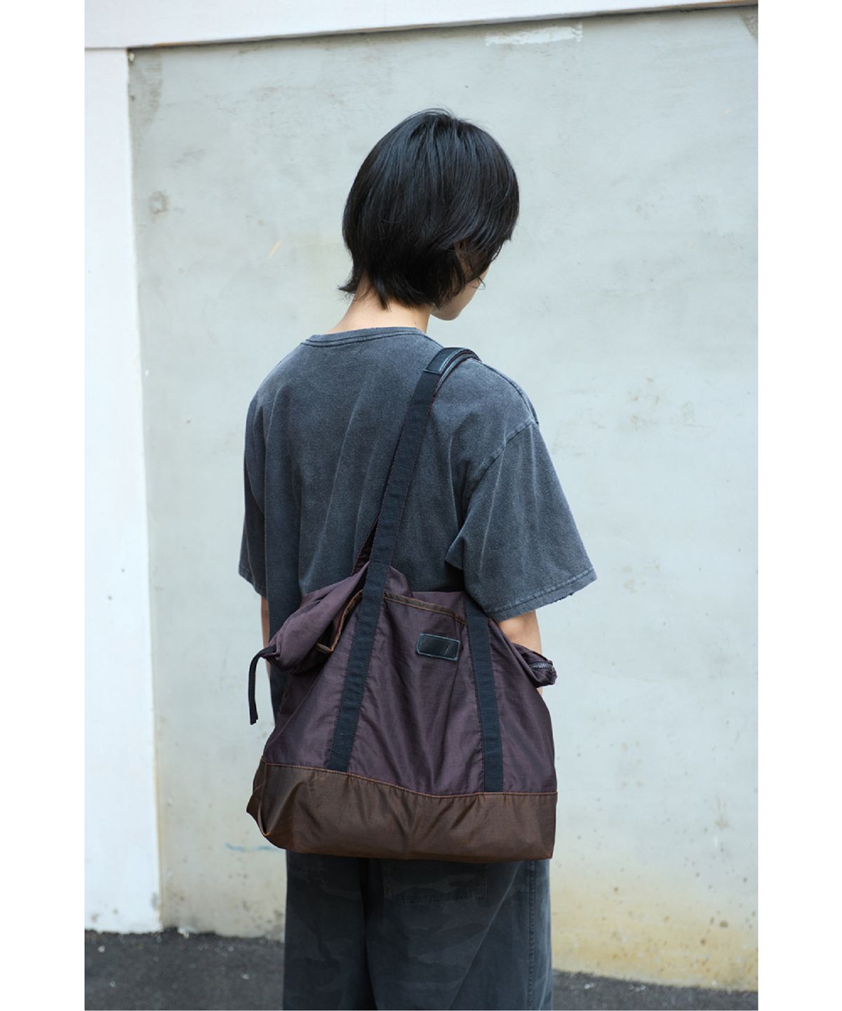 해칭룸(HATCHINGROOM) VTG Nylon Tote Burgundy