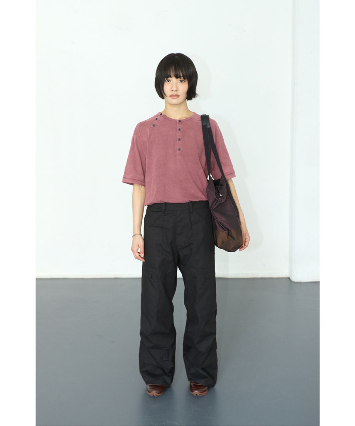 해칭룸(HATCHINGROOM) VTG Nylon Tote Burgundy