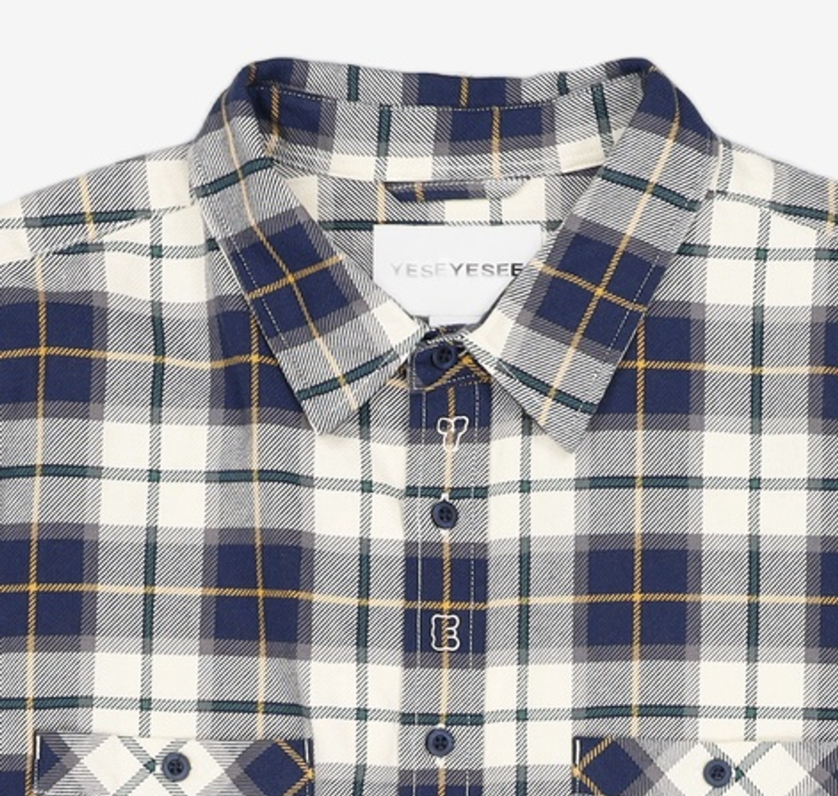 예스아이씨(YESEYESEE) Plop Check Shirt Brown XL