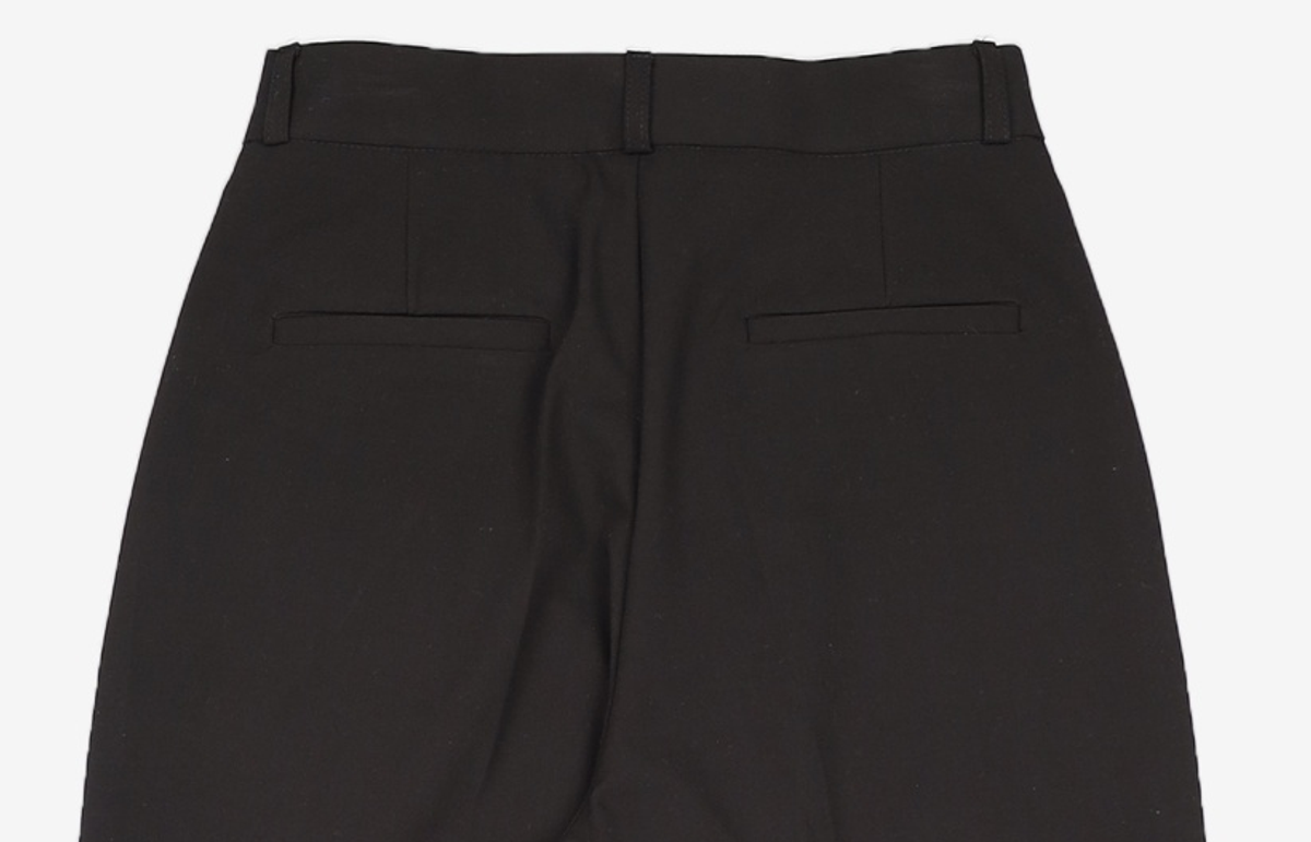 몽돌(MONGDOL) 스판 투턱 와이드 슬랙스 블랙 MDPT019BLACK S