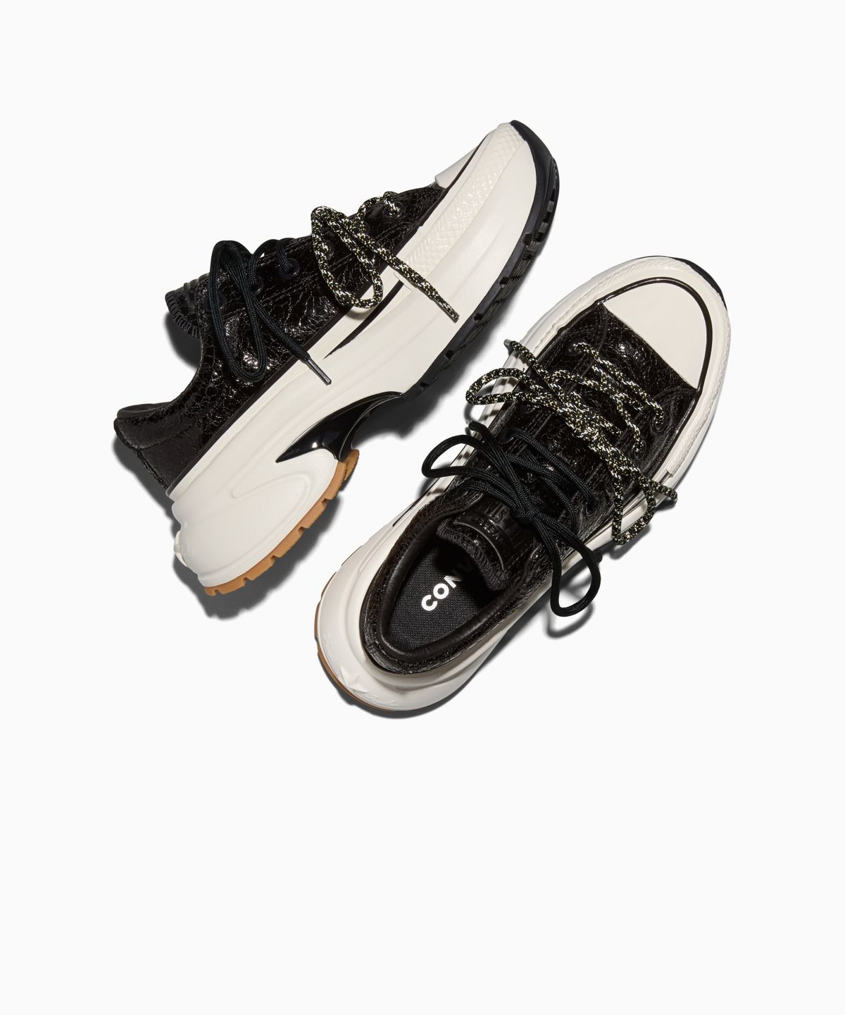 컨버스(CONVERSE) 런스타 크러쉬 크링클 레더 블랙 A24315C