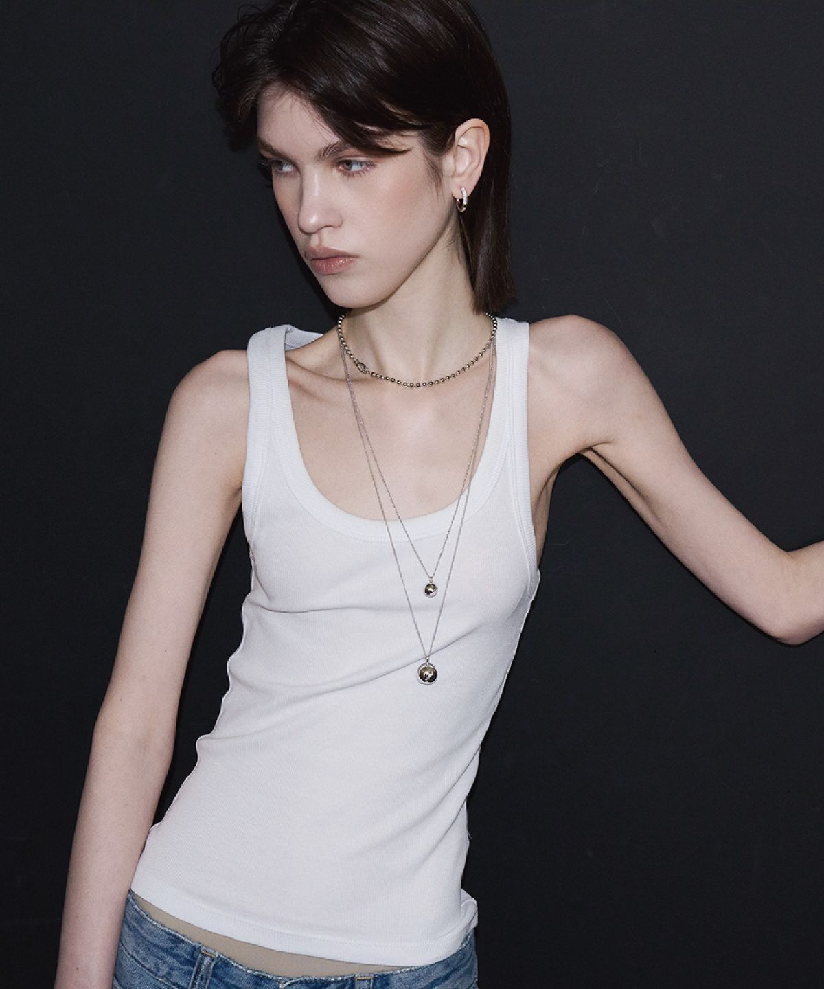 리스(LISSE) [925 SILVER] CAPSULE LONG CHAIN N