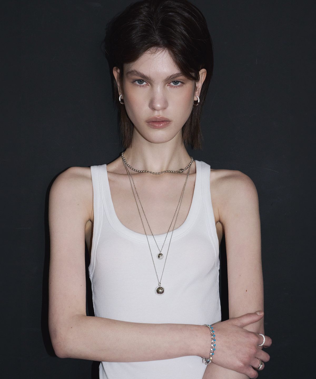 리스(LISSE) [925 SILVER] CAPSULE LONG CHAIN N