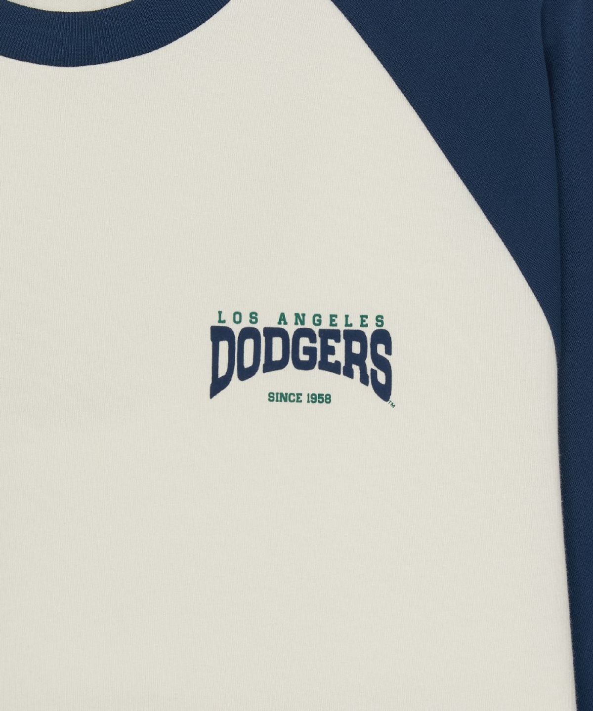 엠엘비(MLB) 스포티브 스몰 그래픽 세미 오버핏 나그랑 긴팔 티셔츠 LA (Cream)