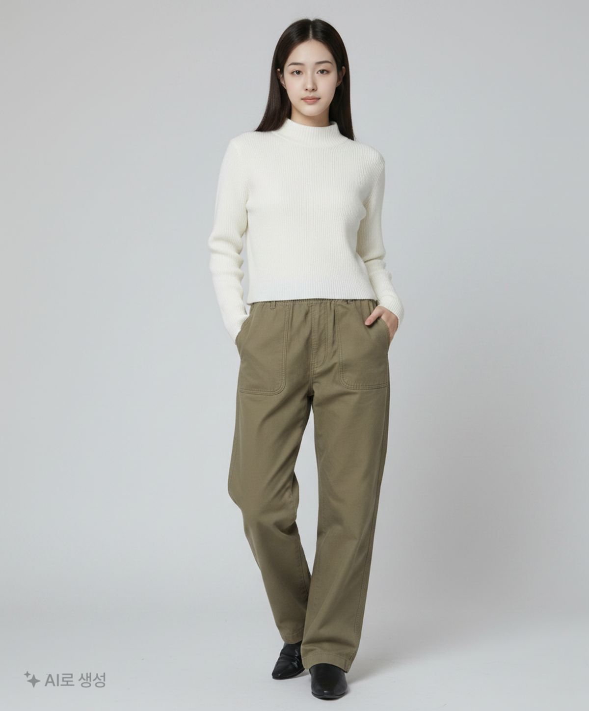 유니클로(UNIQLO) 코튼 팬츠 76