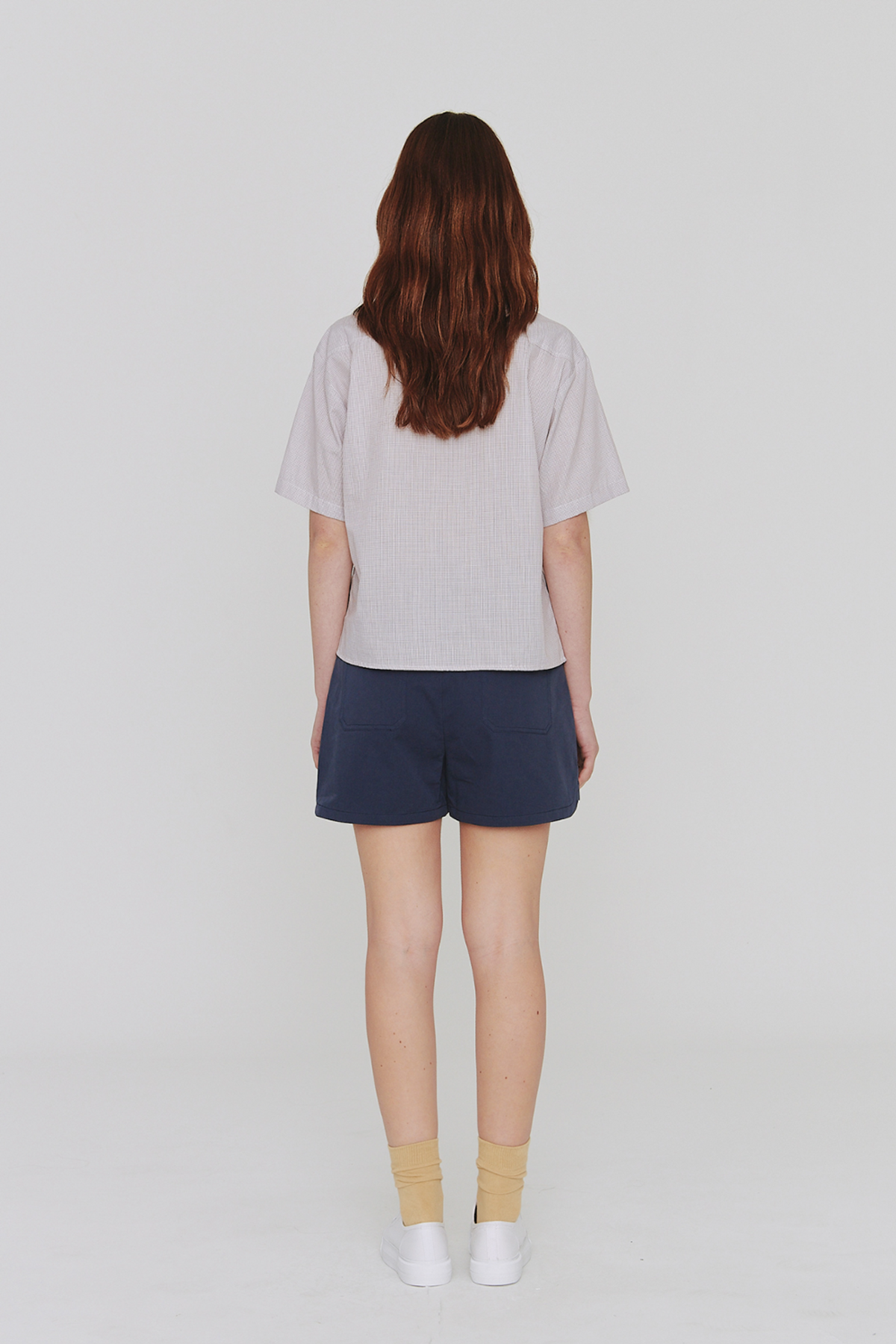 르몽생미셸(LE MONT ST MICHEL) CASTELANE - Microcheck shirt_Purple