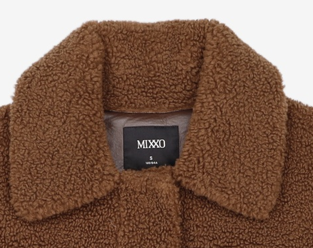 미쏘(MIXXO) 인조퍼 맥 자켓 MIWJLBV03B S