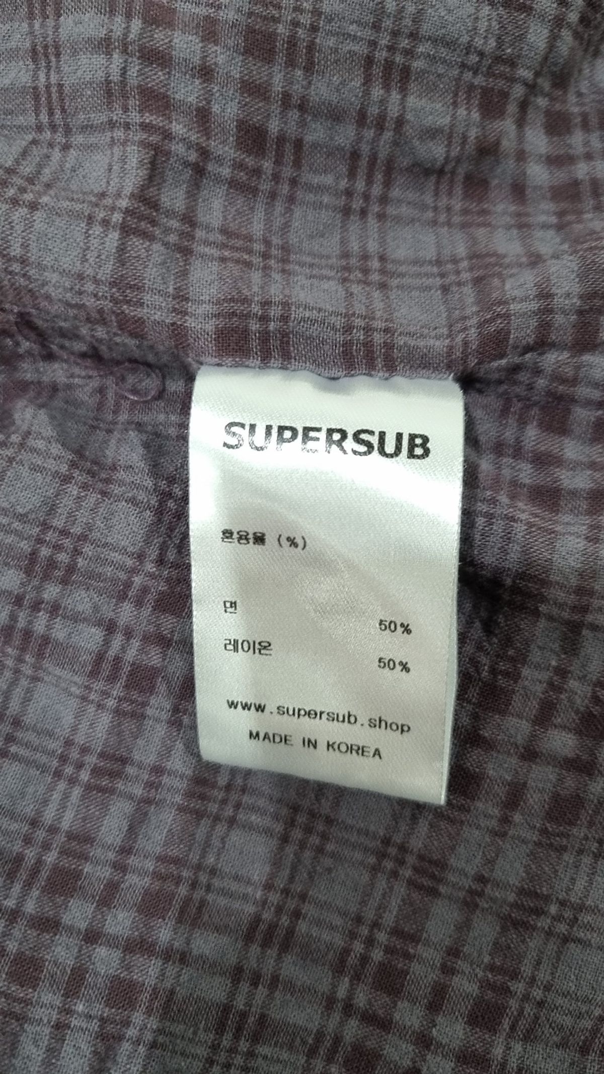 슈퍼서브(SUPERSUB) 캐주얼 셔츠 2