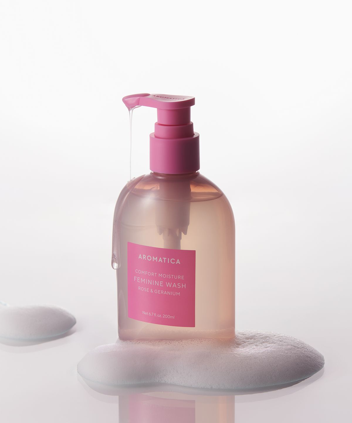 아로마티카(AROMATICA) 컴포트 모이스처 여성청결제 로즈&제라늄 200ML