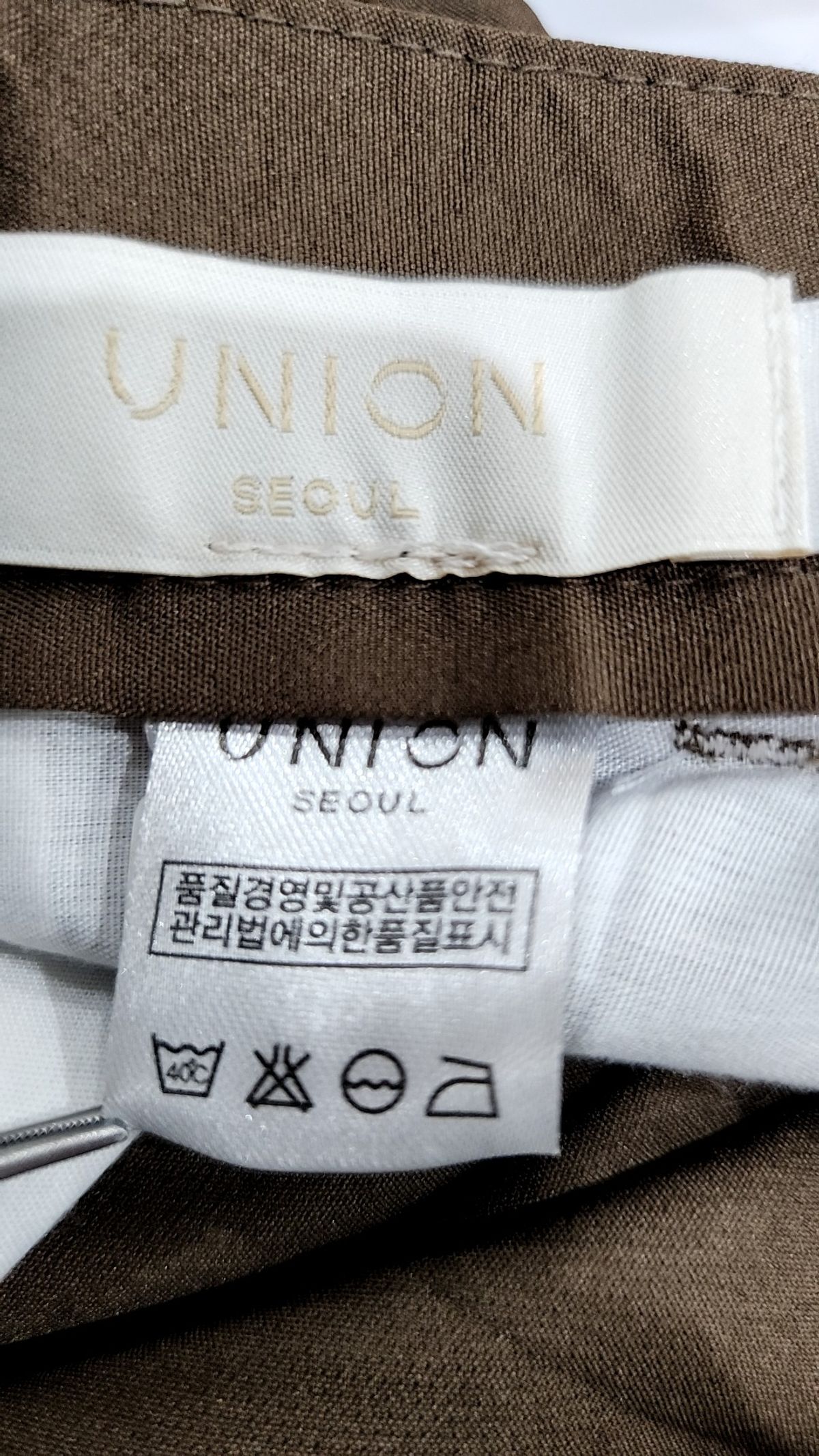 유니온(UNION) 코튼 팬츠 L