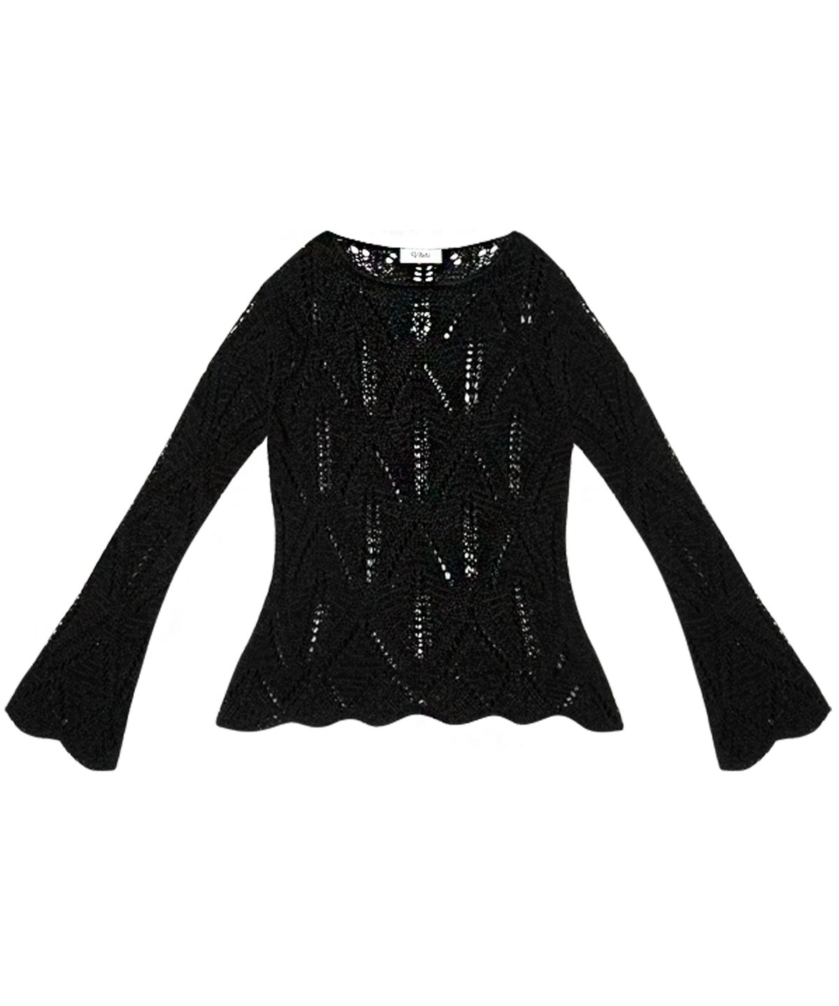 블레티(VLETI) Nylon Skacy Slim Fit Knit (black)