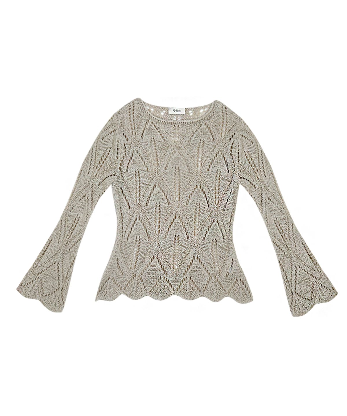 블레티(VLETI) Nylon Skacy Slim Fit Knit (beige)