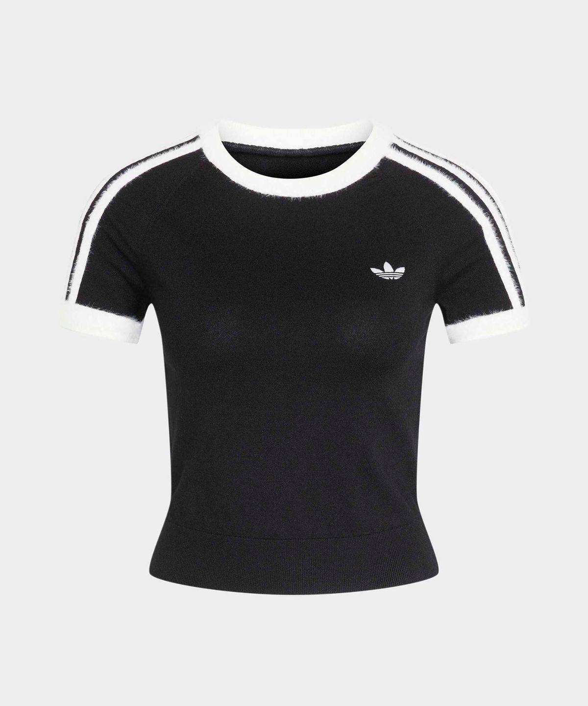 아디다스(ADIDAS) 니트 티 - 블랙:화이트 / KS7375