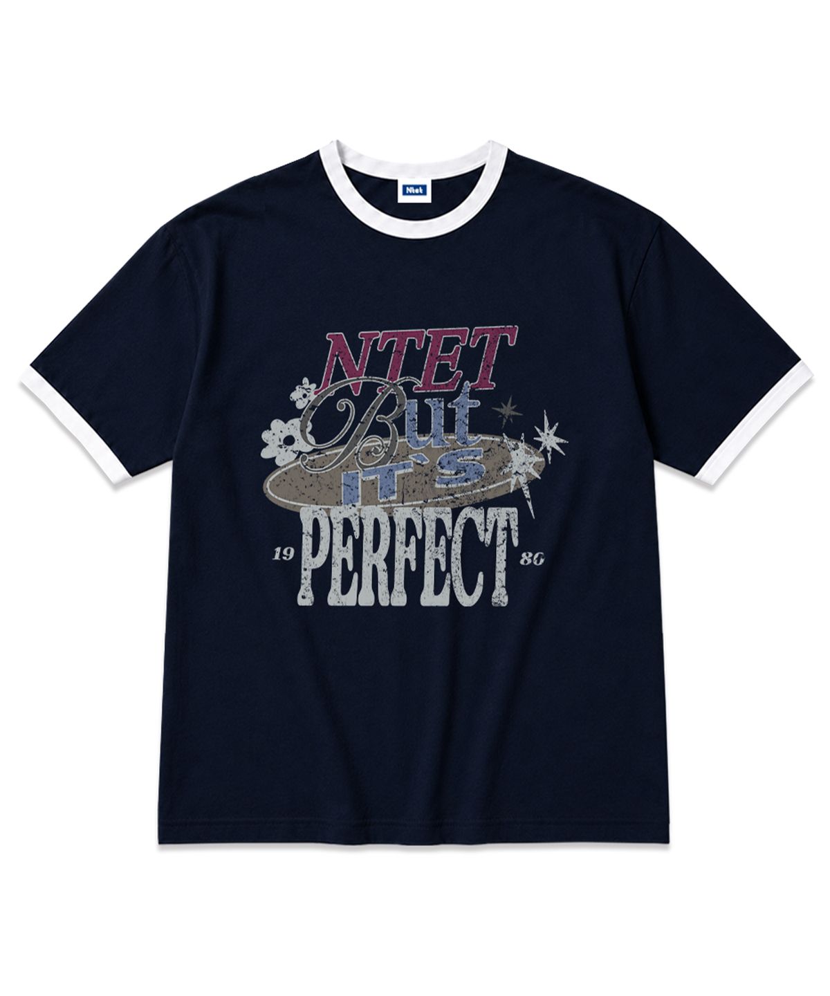 엔티이티(NTET) its perfect overfit ringer t-shirt (3color)