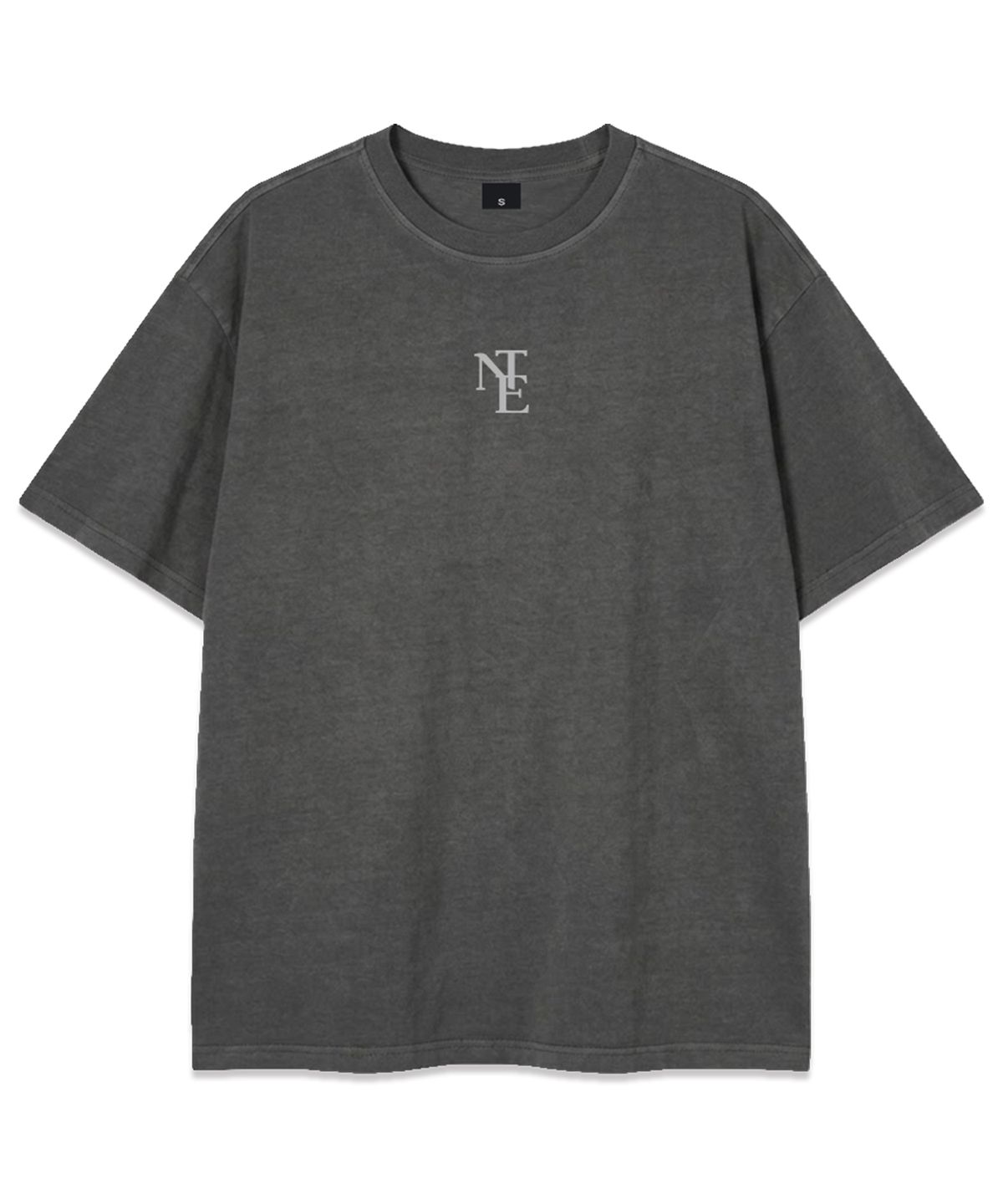 엔티이티(NTET) NTE monogram pigment-dyed short-sleeve t-shirt (3color)
