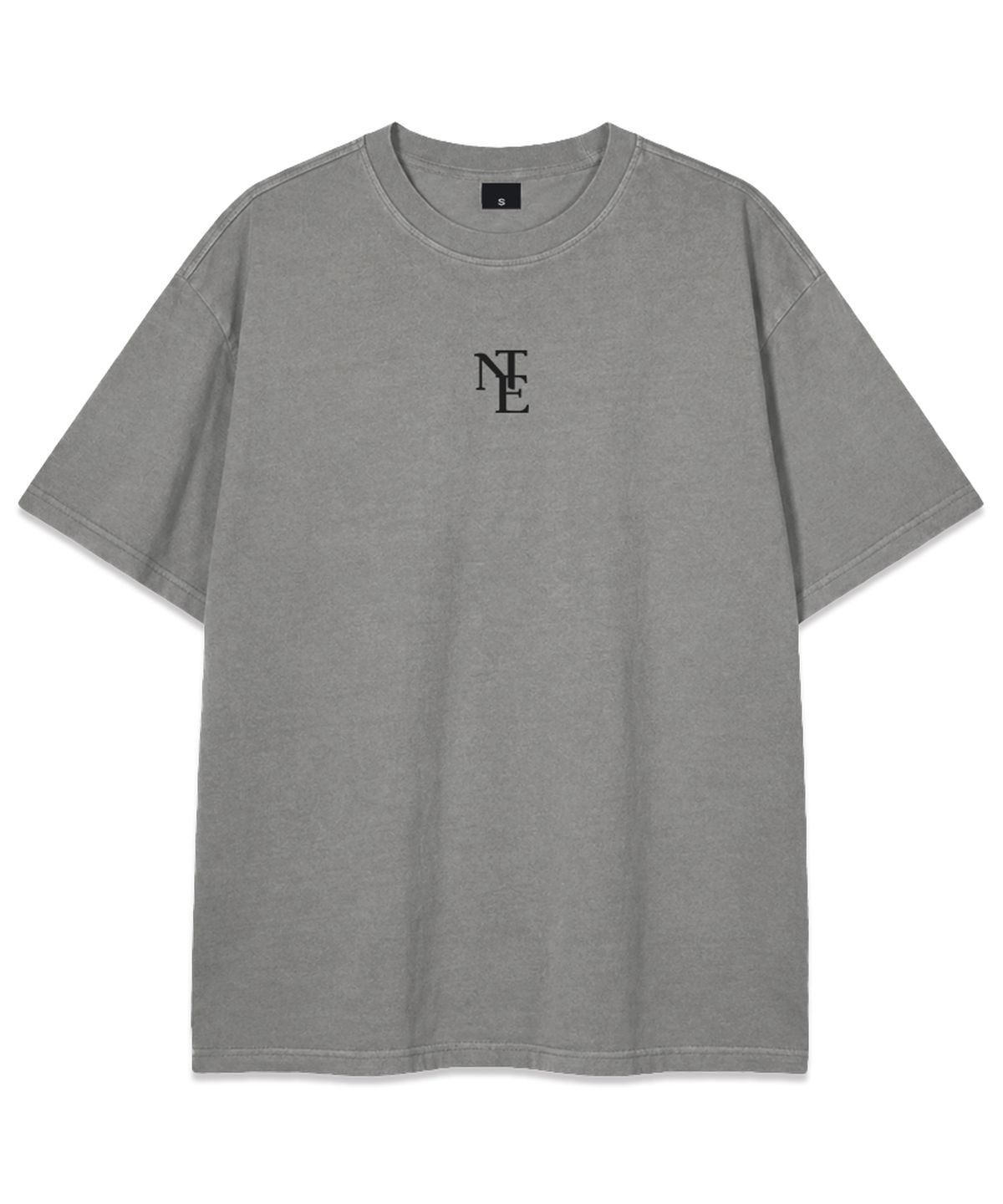 엔티이티(NTET) NTE monogram pigment-dyed short-sleeve t-shirt (3color)