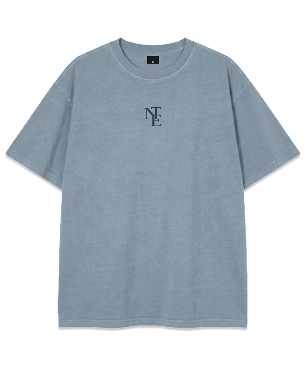엔티이티(NTET) NTE monogram pigment-dyed short-sleeve t-shirt (3color)