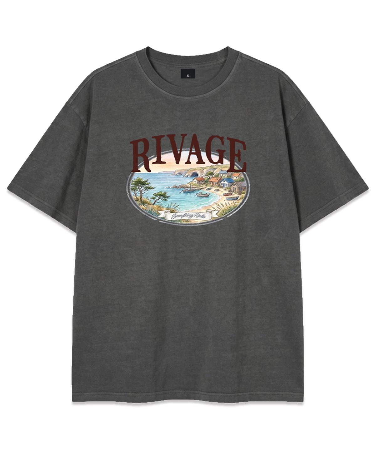 엔티이티(NTET) rivage pigment-dyed short-sleeve t-shirt (3color)