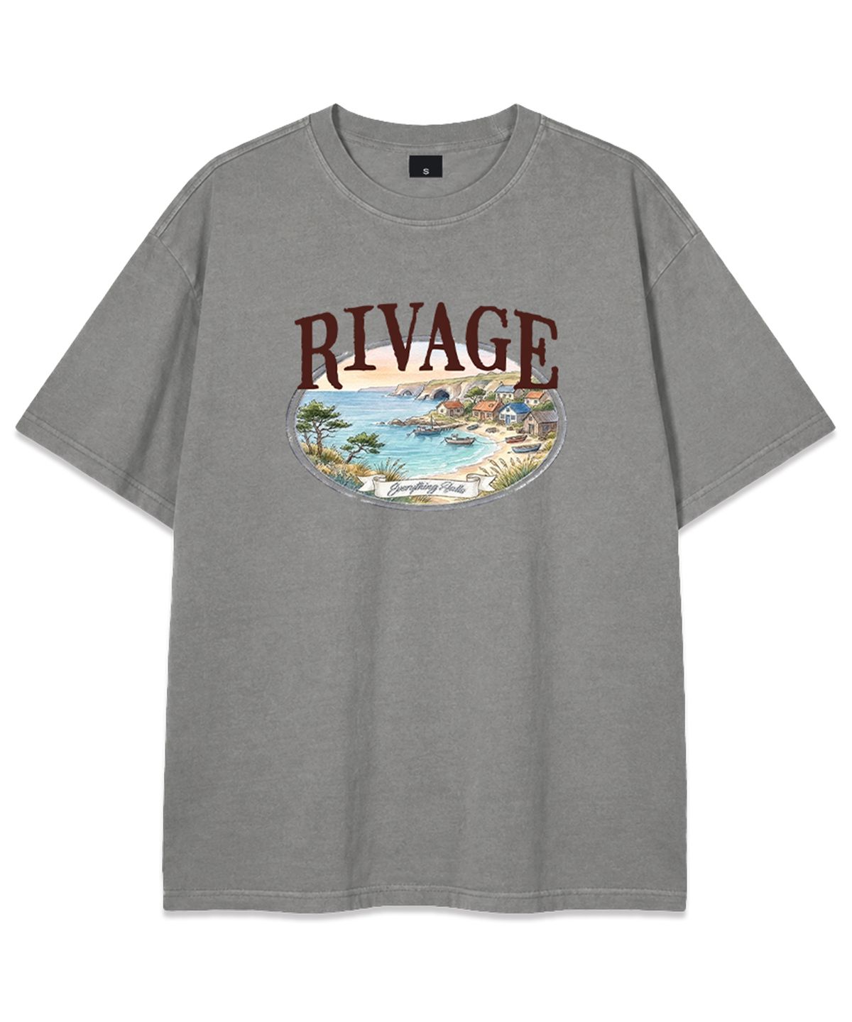 엔티이티(NTET) rivage pigment-dyed short-sleeve t-shirt (3color)
