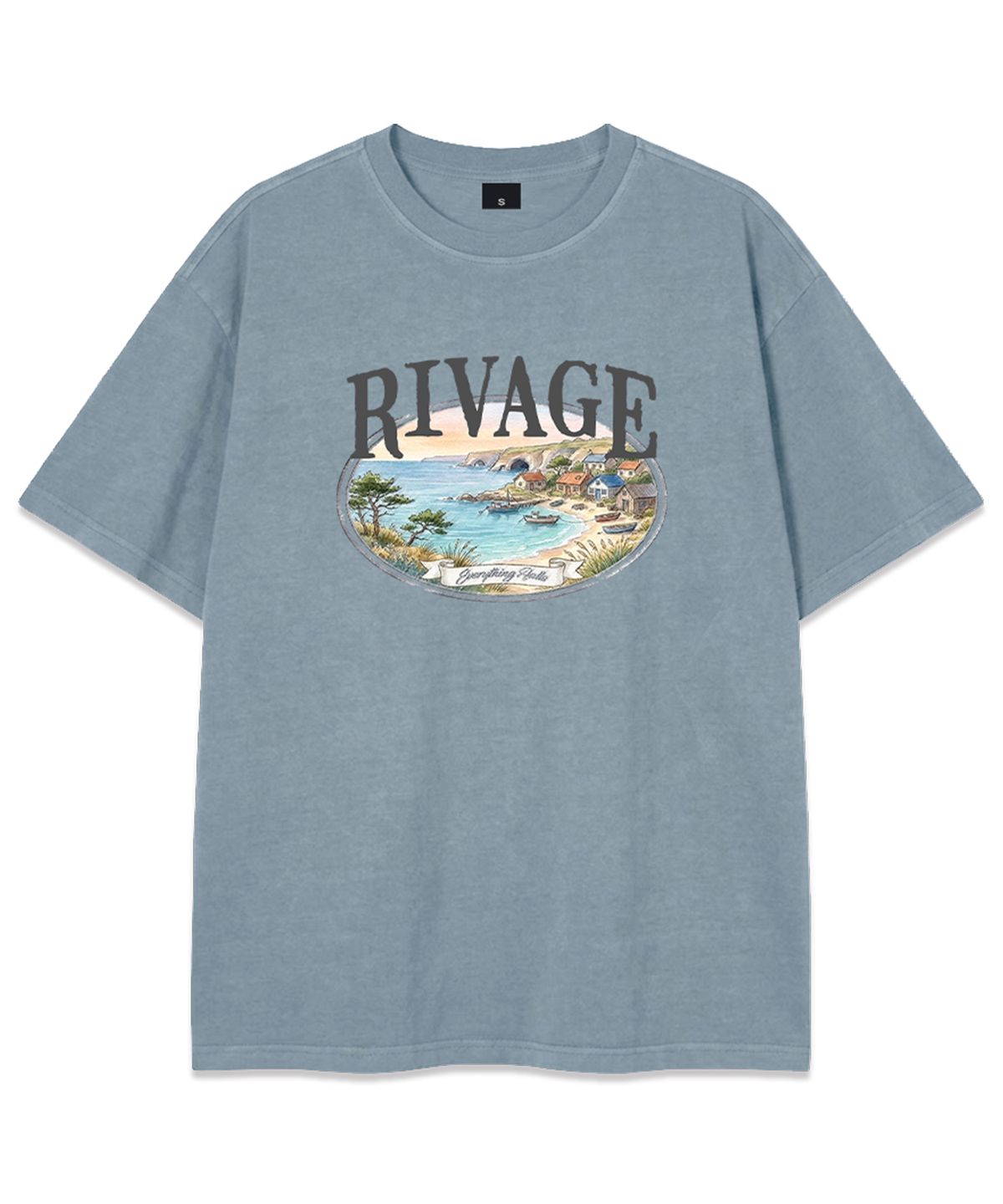 엔티이티(NTET) rivage pigment-dyed short-sleeve t-shirt (3color)