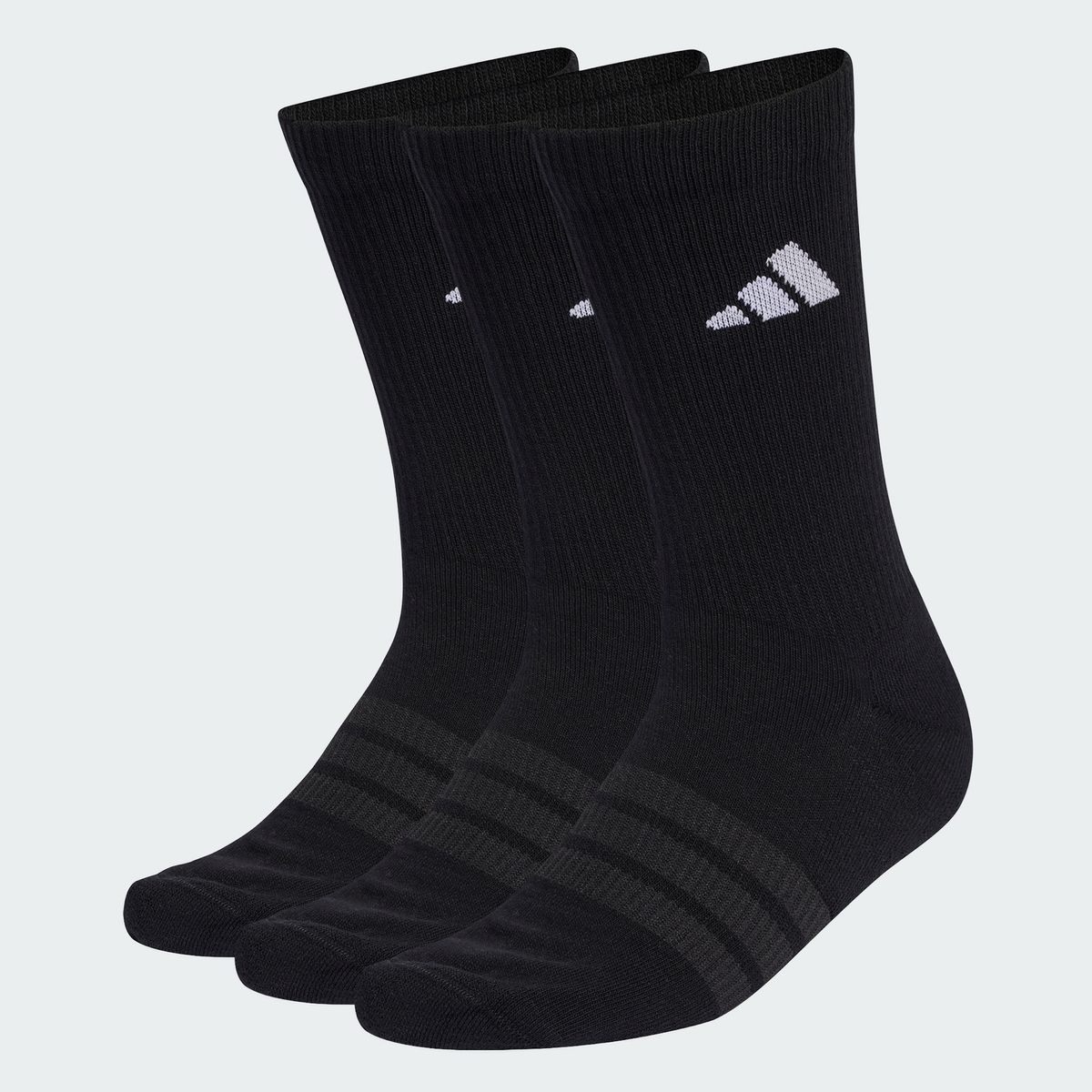 아디다스(ADIDAS) 쿠션 스포츠웨어 크루 삭스 3켤레 팩 KC9626