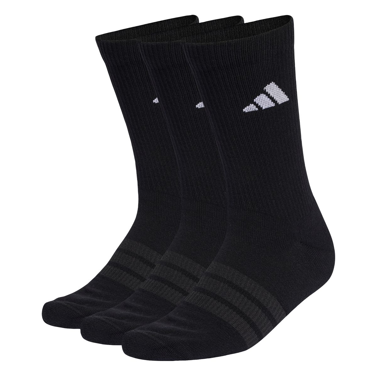 아디다스(ADIDAS) 쿠션 스포츠웨어 크루 삭스 3켤레 팩 KC9626