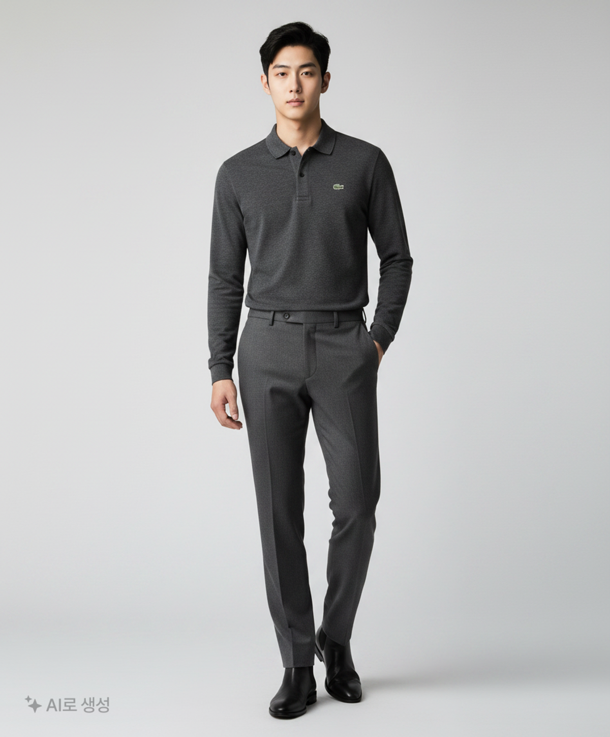 라코스테(LACOSTE) 남성 프렌치 긴팔 베이직 폴로 5