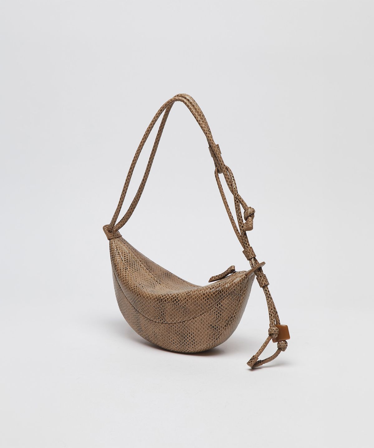 아카이브앱크(ARCHIVEPKE) Small fling bag(Python beige)_OVBAX26201PYB