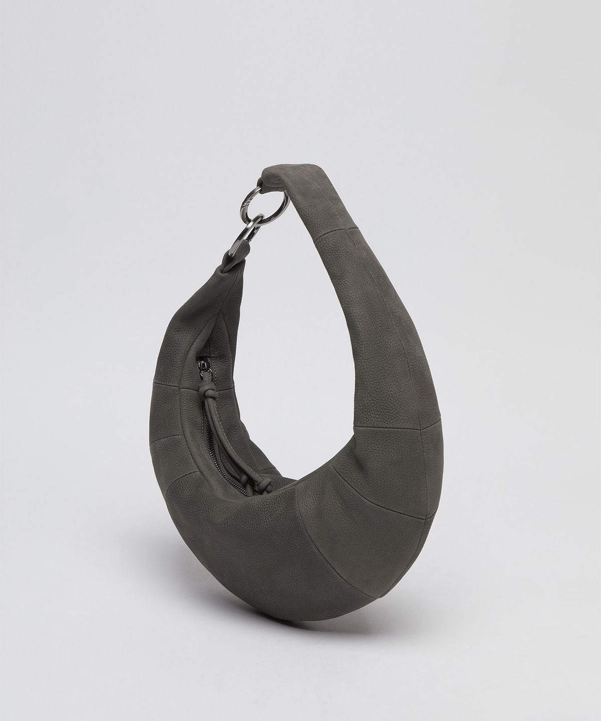 아카이브앱크(ARCHIVEPKE) Small fling hobo bag(Dusty grey)_OVBAX26256NUG
